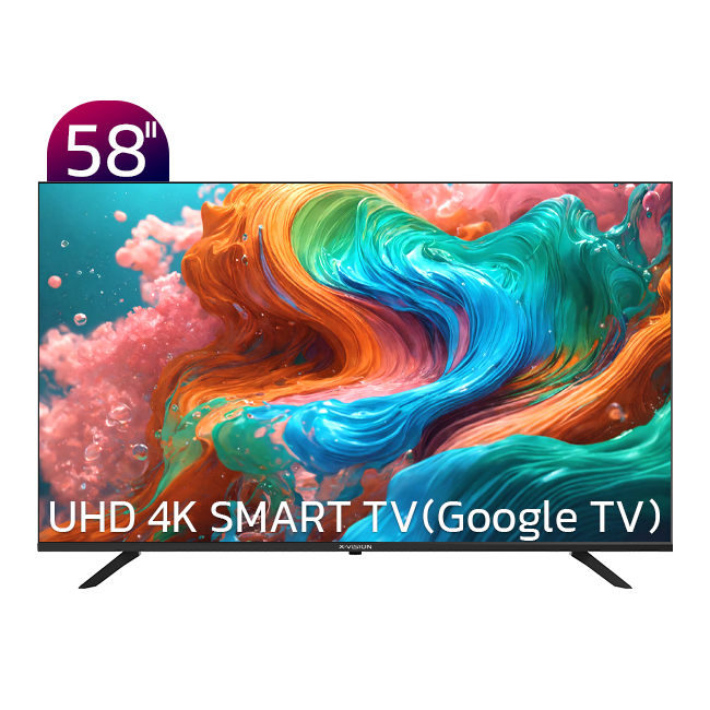تلویزیون UHD 4K هوشمند ایکس ویژن مدل XCU700 سایز 58 اینچ